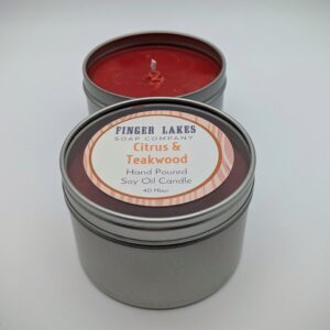 Citrus & Teakwood Soy Wax Candle
